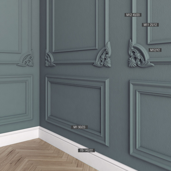 Напольный плинтус Bello Deco XPS П9