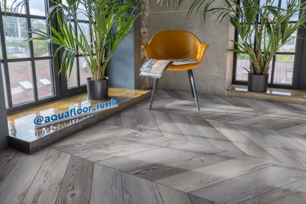 Виниловый ламинат AQUAFLOOR  Chevron Glue (Parquet) AF2552PGCh